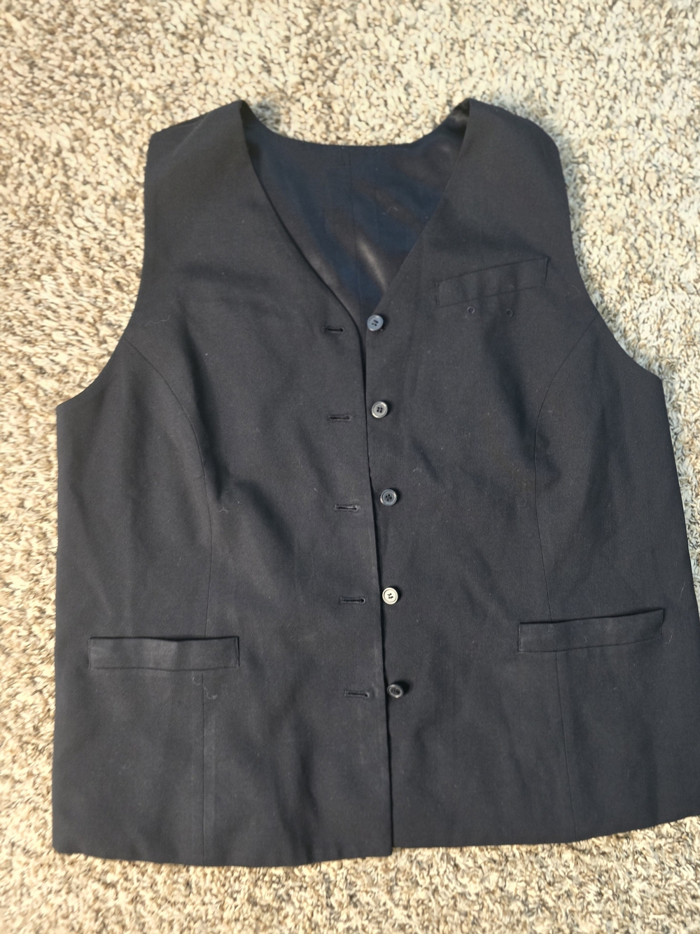 Men's Blue Vest Jacket - Classic Tailored Waistcoat